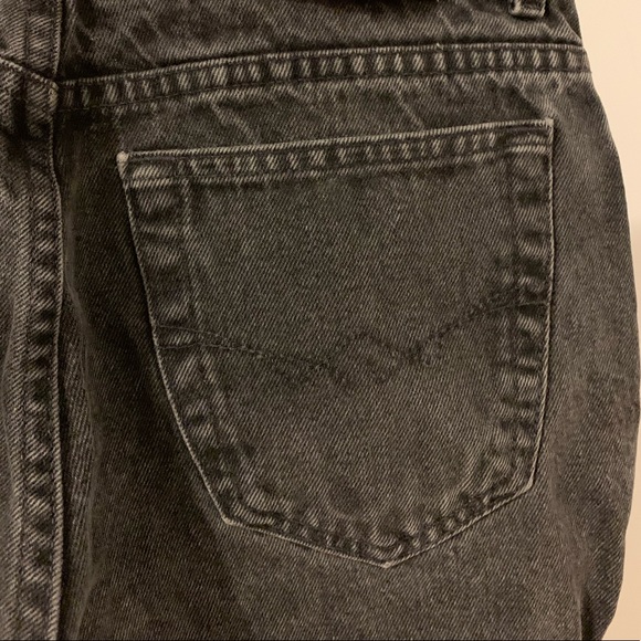 Black Jeans High Waisted Shorts - Picture 4 of 6